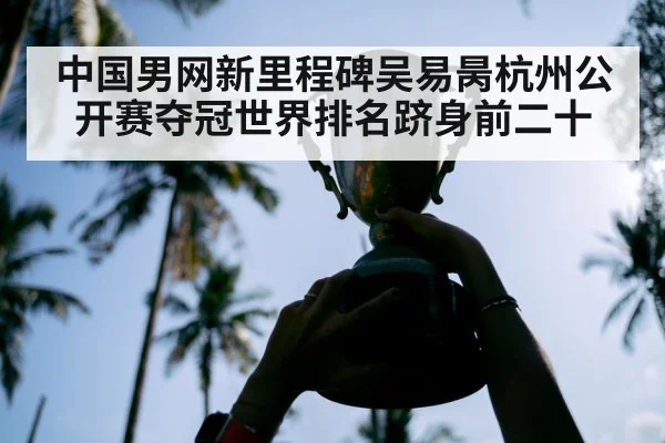 中国男网新里程碑吴易昺杭州公开赛夺冠世界排名跻身前二十